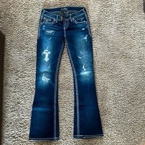Women’s Silver “Tuesday” jeans